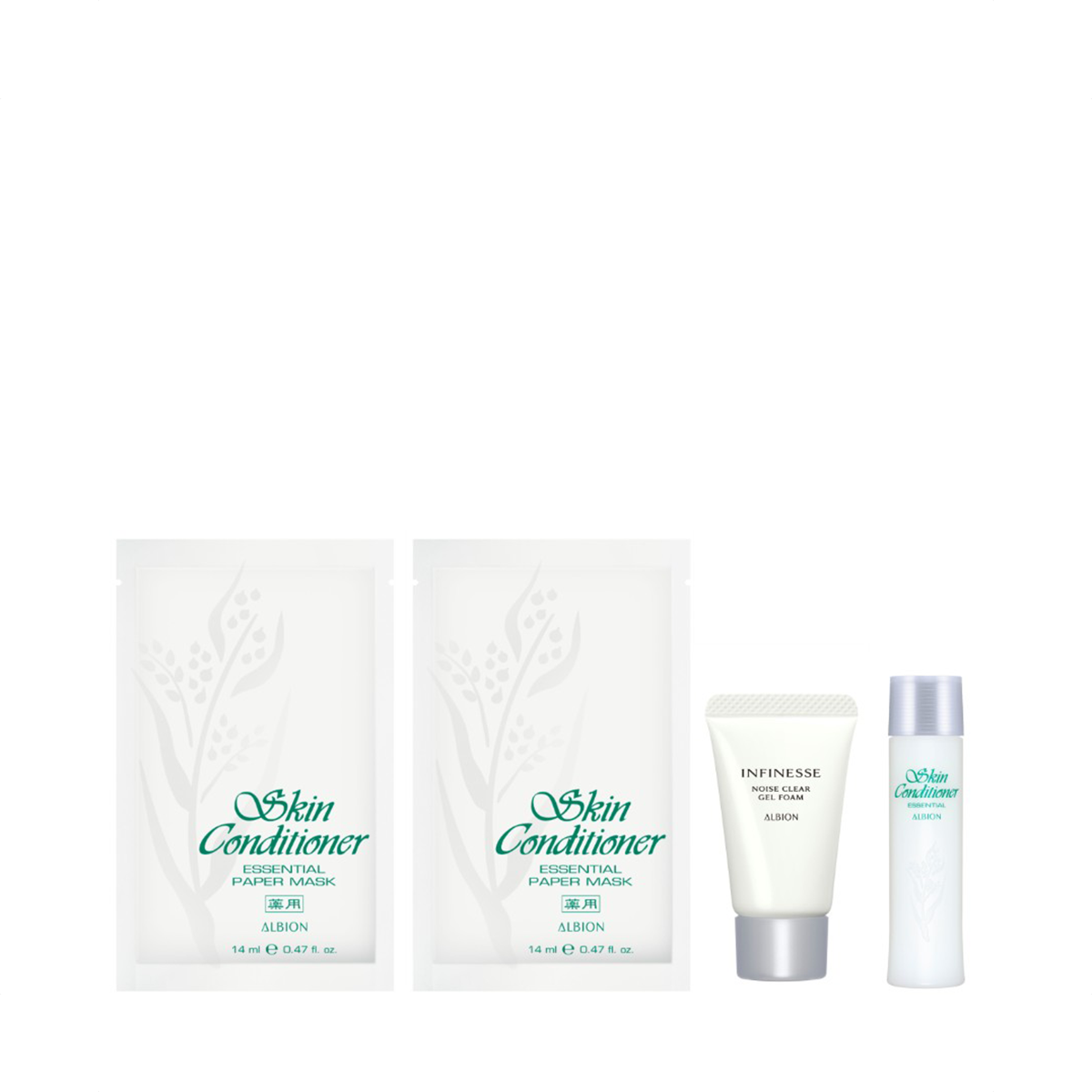 Receive 4-pc gift with nett spend $150 on Albion (Gift with Purchase)