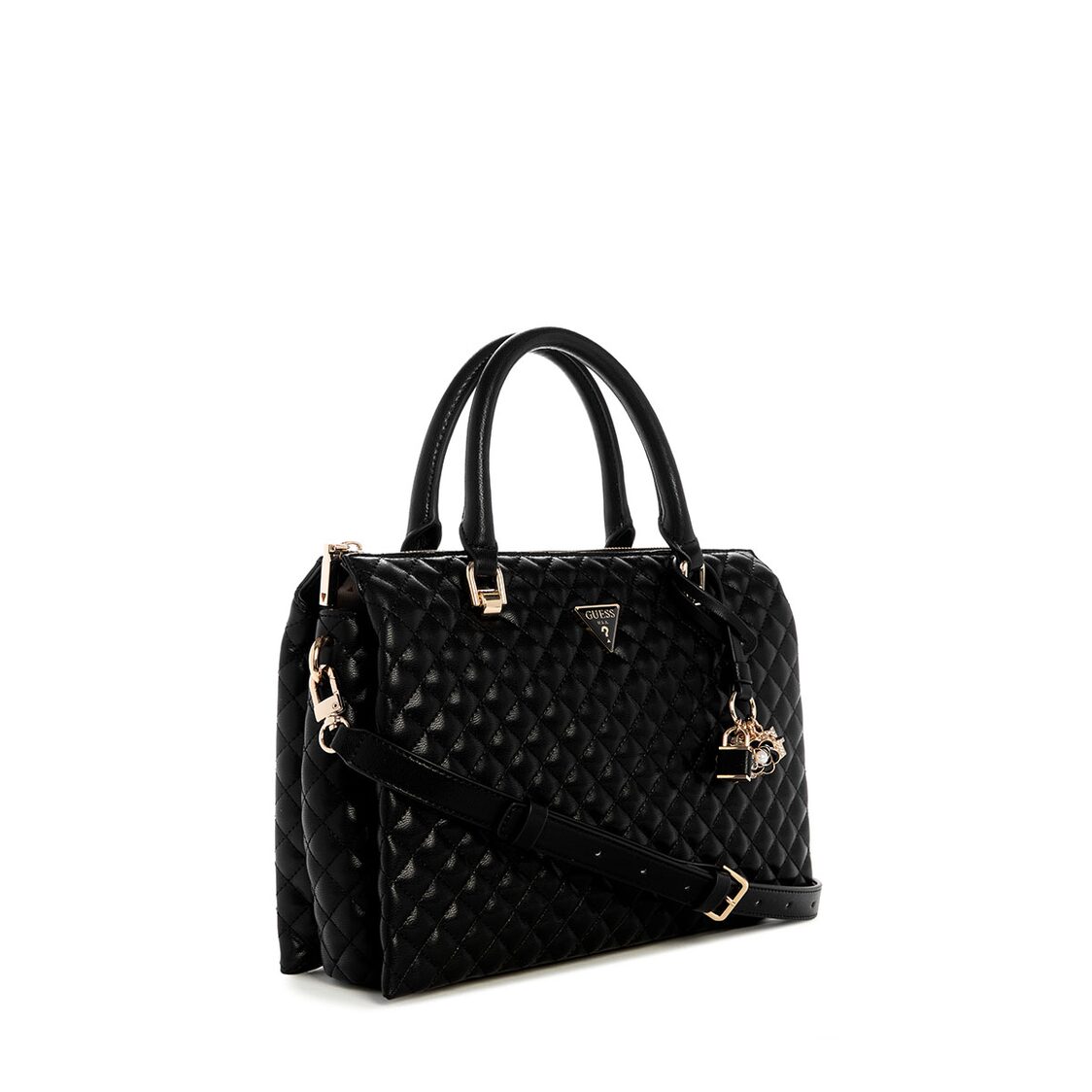 Guess Everlee Girlfriend Satchel - Black
