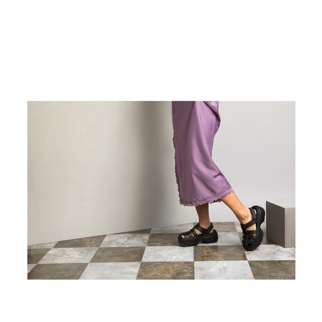 Crocs Stomp Fisherman Sandal Black