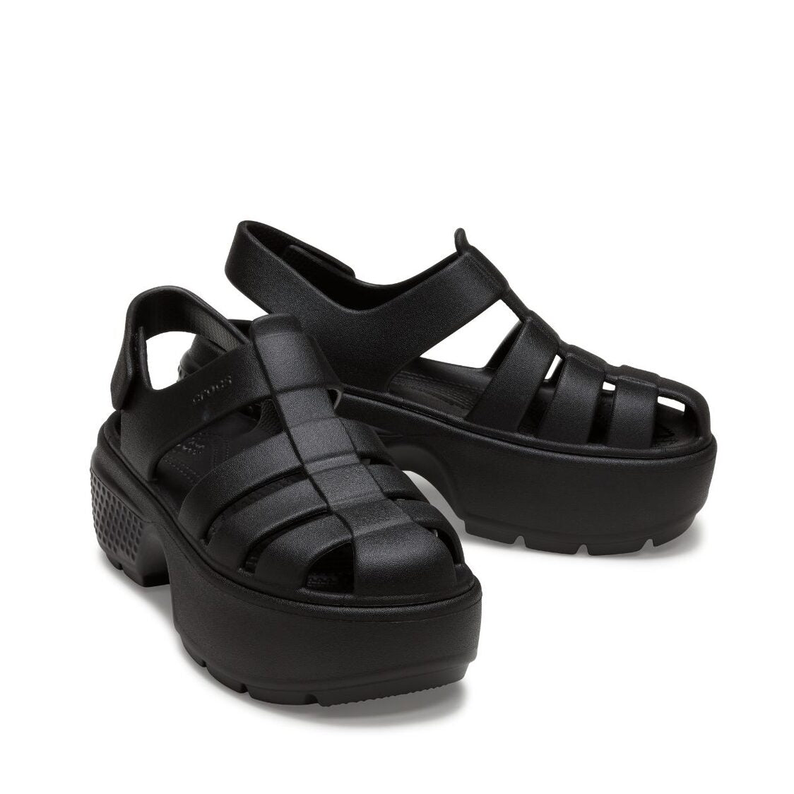 Crocs Stomp Fisherman Sandal Black