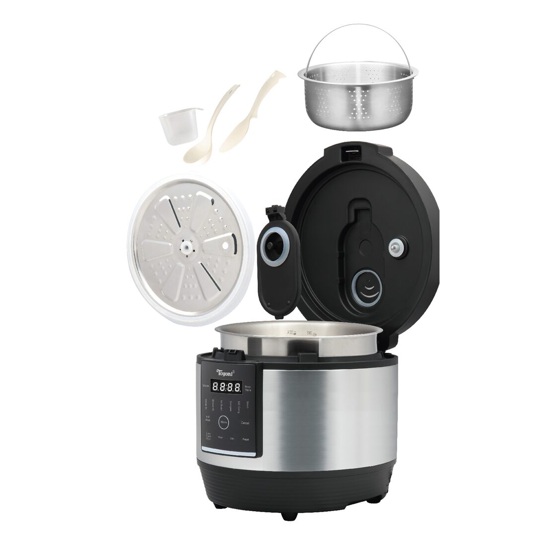 Toyomi 1.8L SmartDiet Micro-Com Rice Cooker with Low Carb Rice 1.8L (RC9512LC)