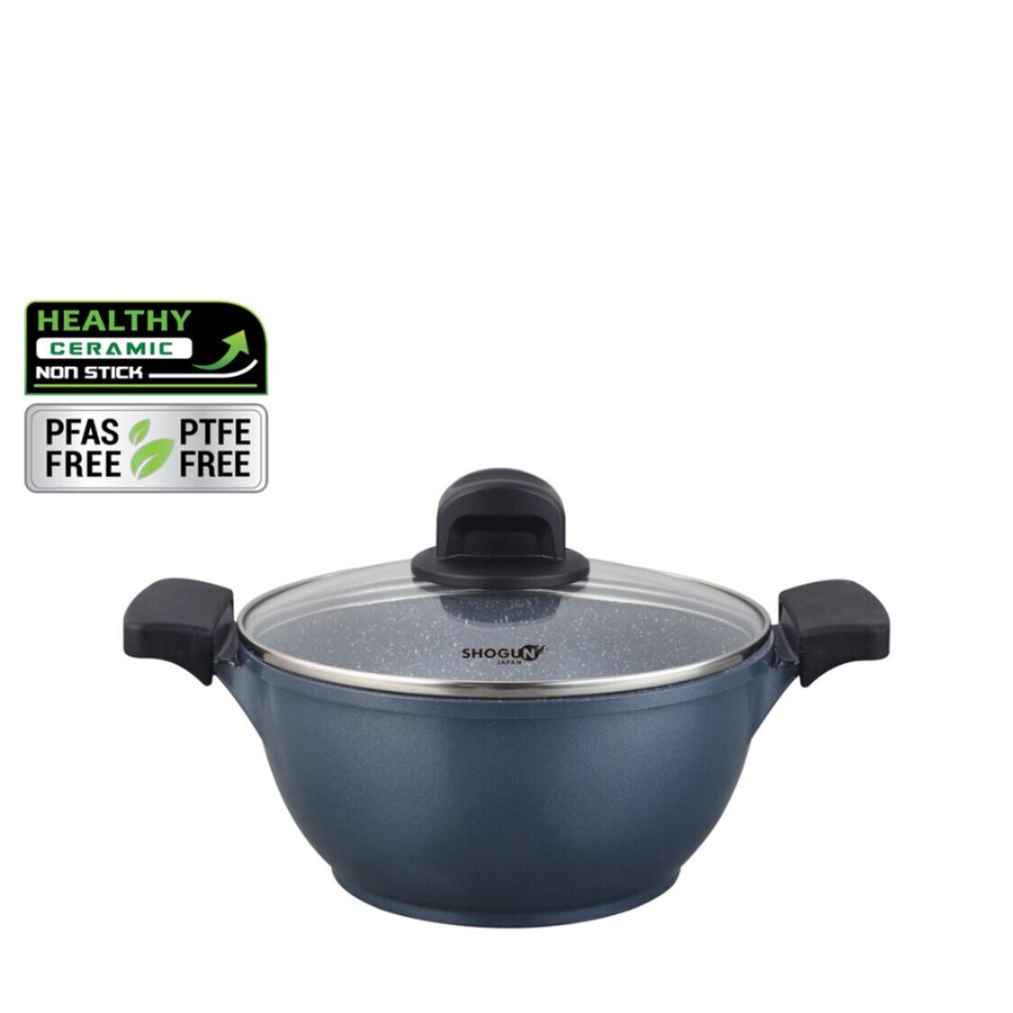 La Gourmet Shogun Kyoto Ceragan 24Cm Ceramic Casserole With Lid 417916