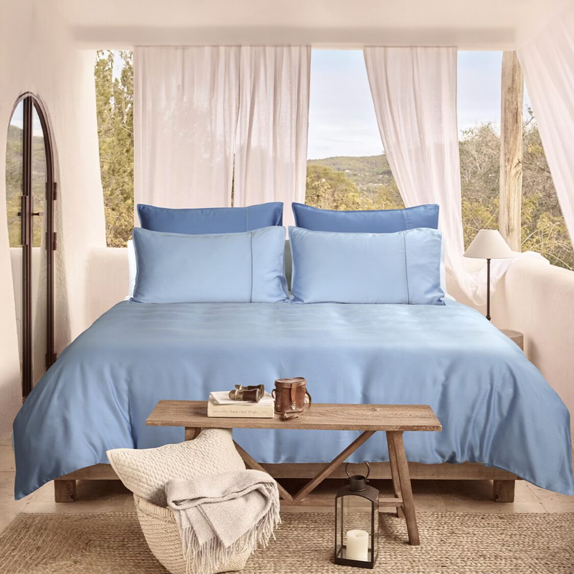 Bellami Trinity Bed Set - Baby Blu