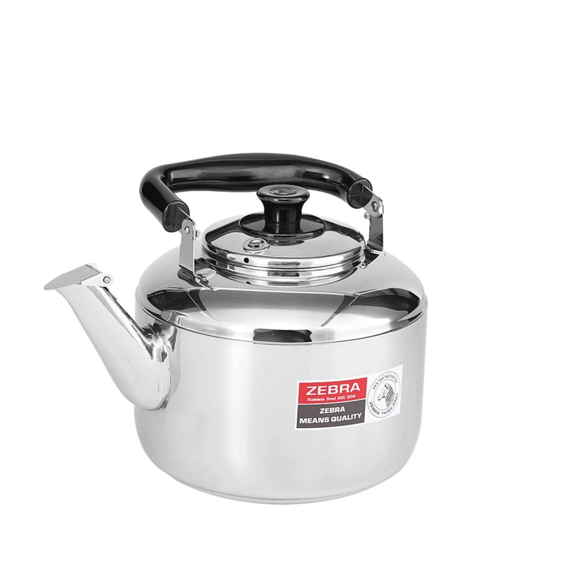 Zebra 113-574 Sus304 Whistling Kettle 5.5l, Century Plus