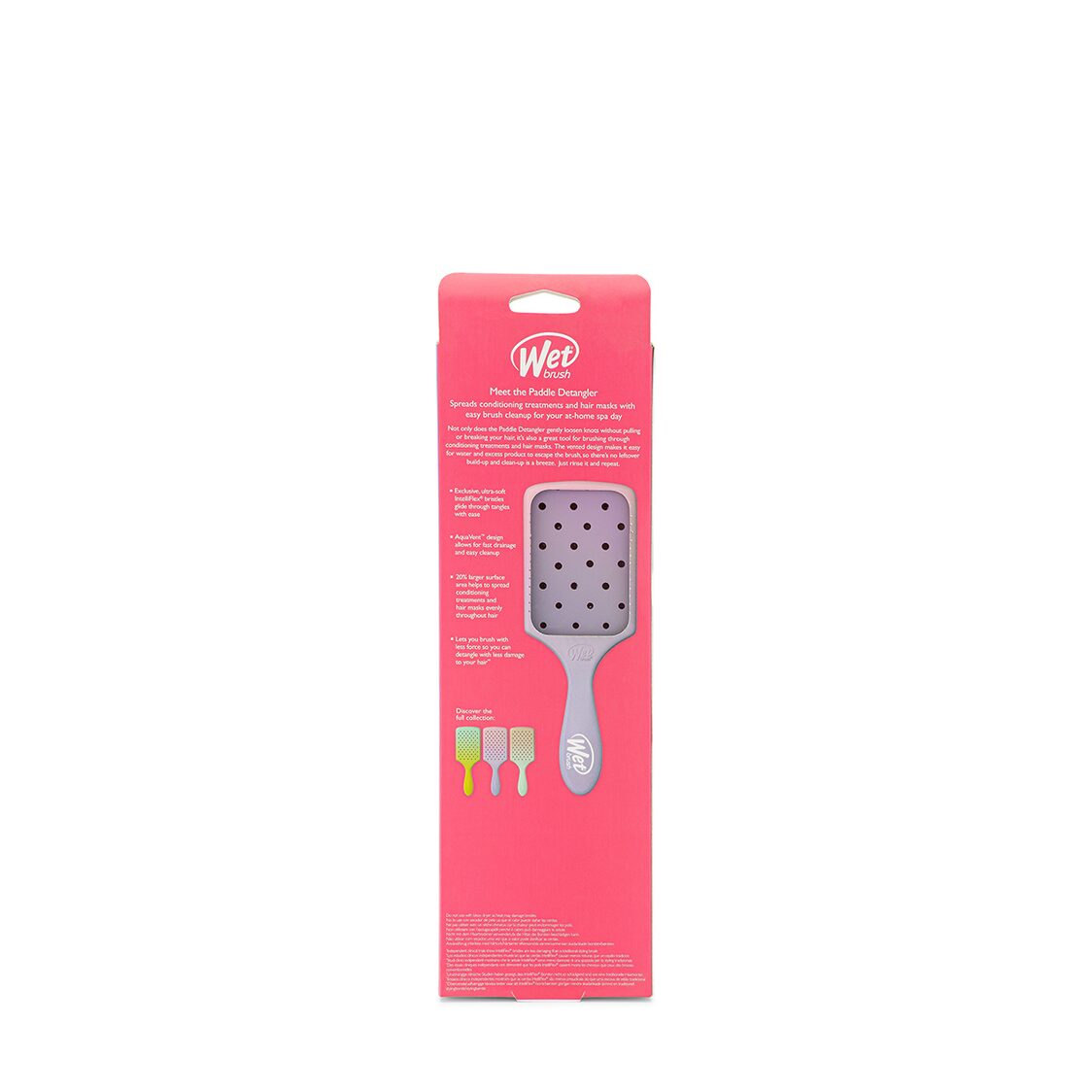Wet Brush Original Paddle Detangler Ombre Pink Purple