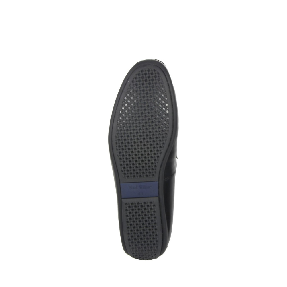 Frank Williams Men Shoes Slip-on Black M012