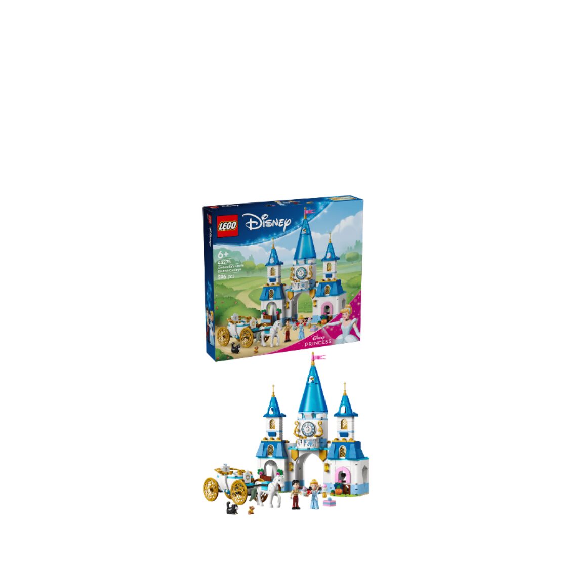 Lego Cinderella's Castle & Horse Carriage 43275