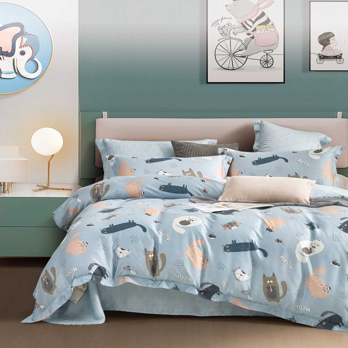 Charles Millen The Gang 72 Felix - Fitted Sheet Set