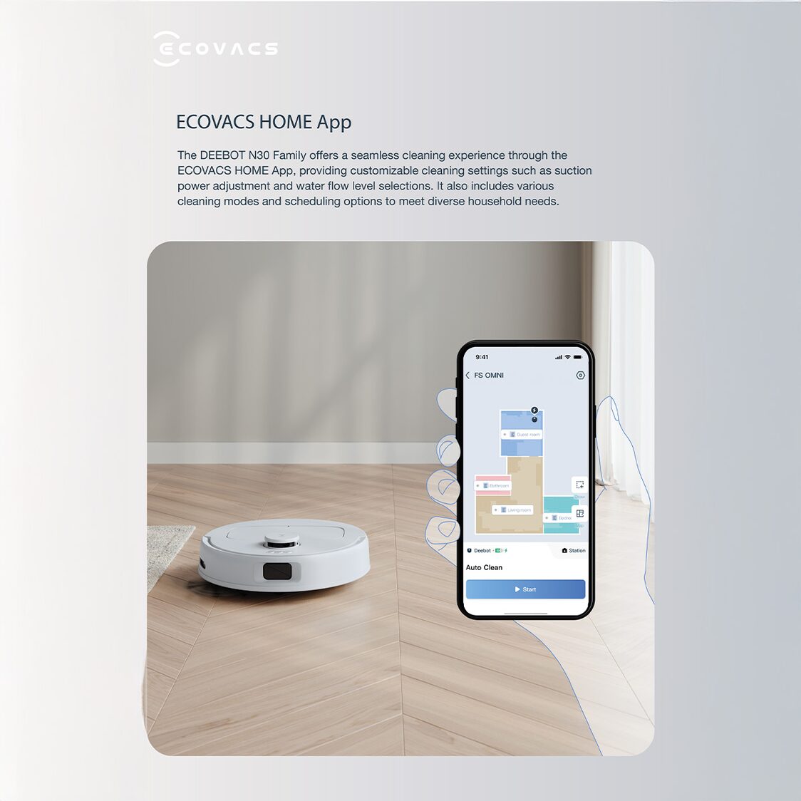 Ecovacs Deebot N30 Pro Omni