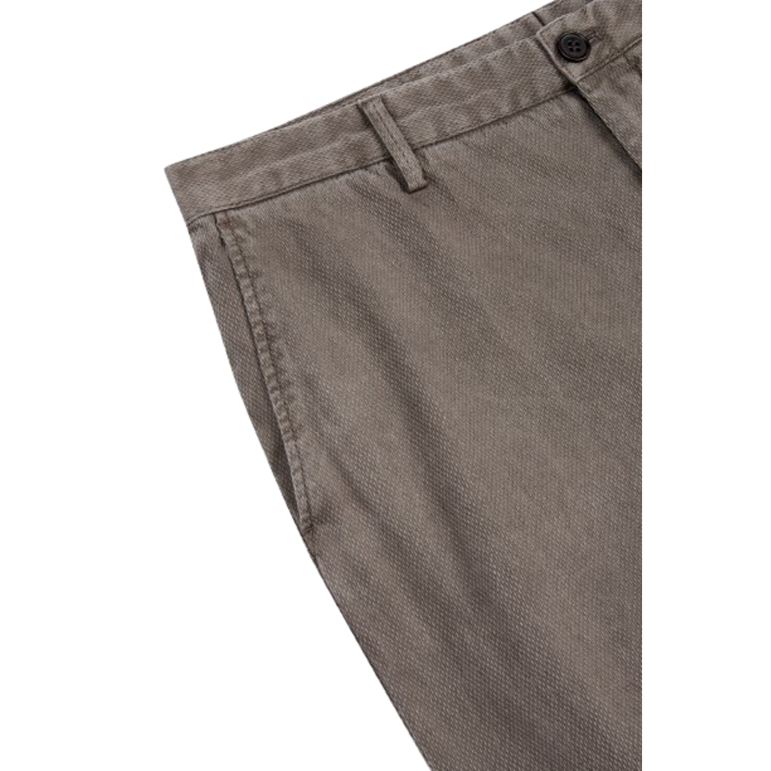 Man On The Boon Texture Tapered Pants Brown