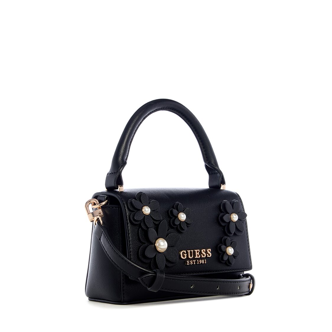 Guess Zaria Mini Top Handle Flap - Black