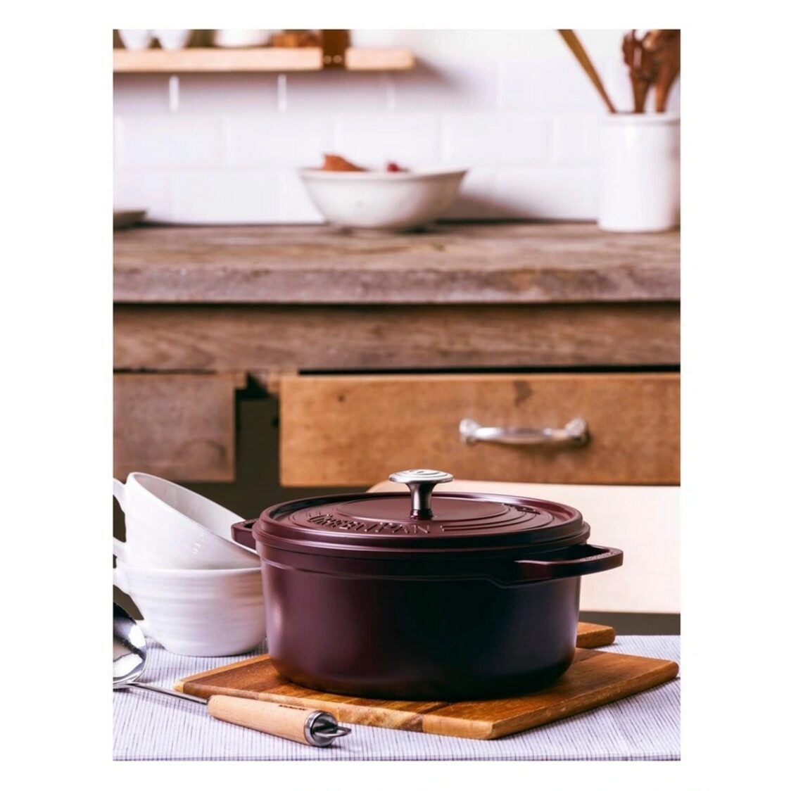 Greenpan Featherweight 28cm Brown Dutch Oven Casserole GPFW695585