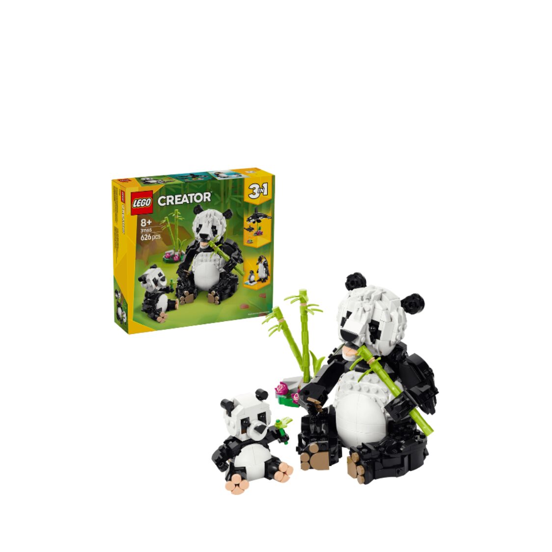 Lego Wild Animals: Panda Family 31165