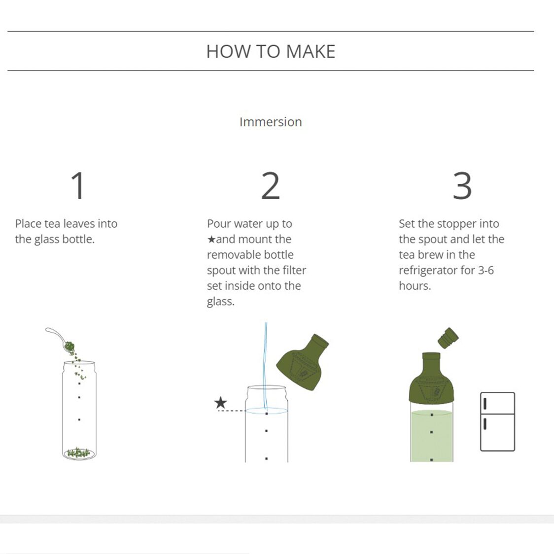 Hario "Cold Brew" Tea Filter-in Bottle 750ml