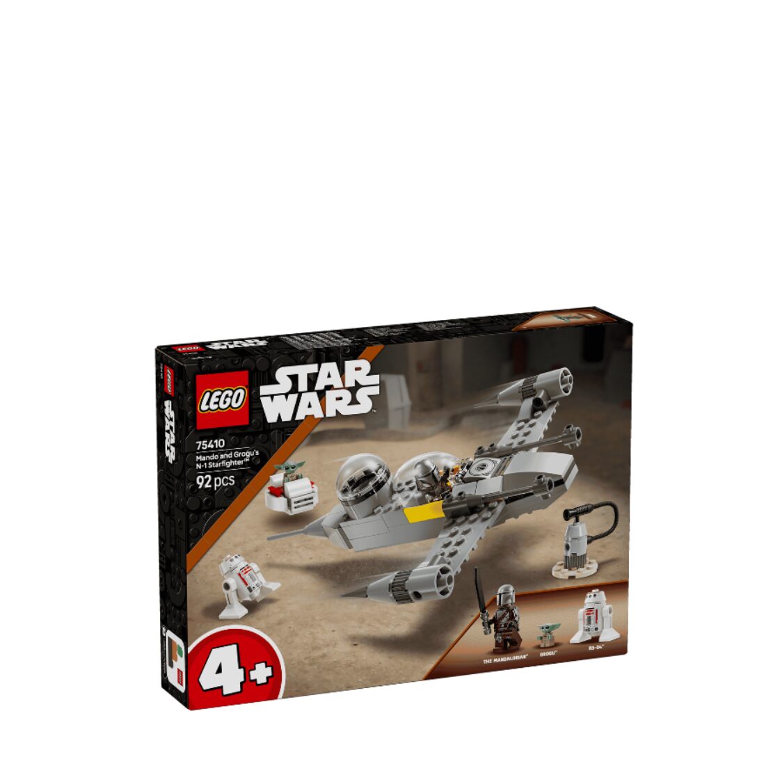 Lego Mando and Grogu's N-1 Starfighter™ 75410