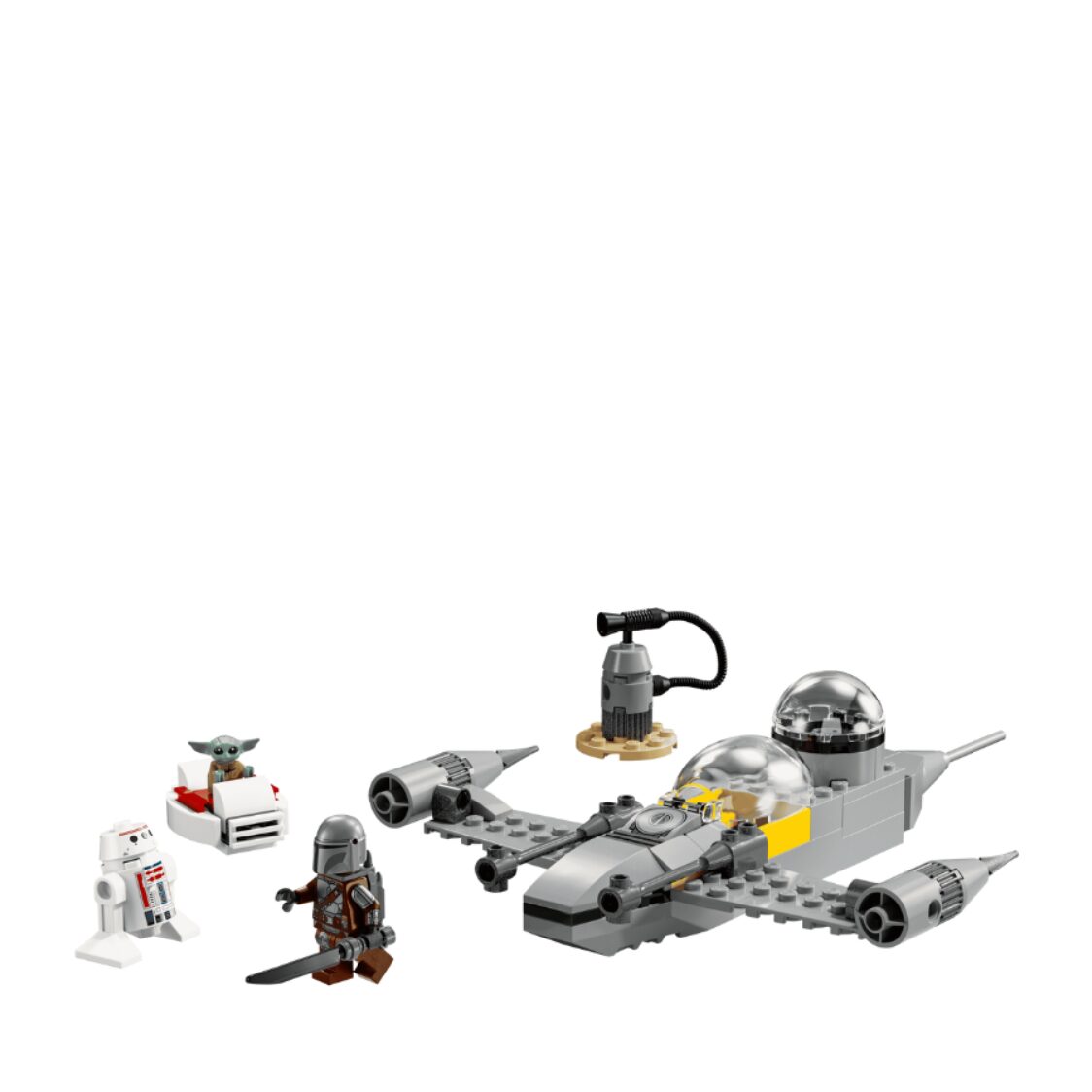 Lego Mando and Grogu's N-1 Starfighter™ 75410