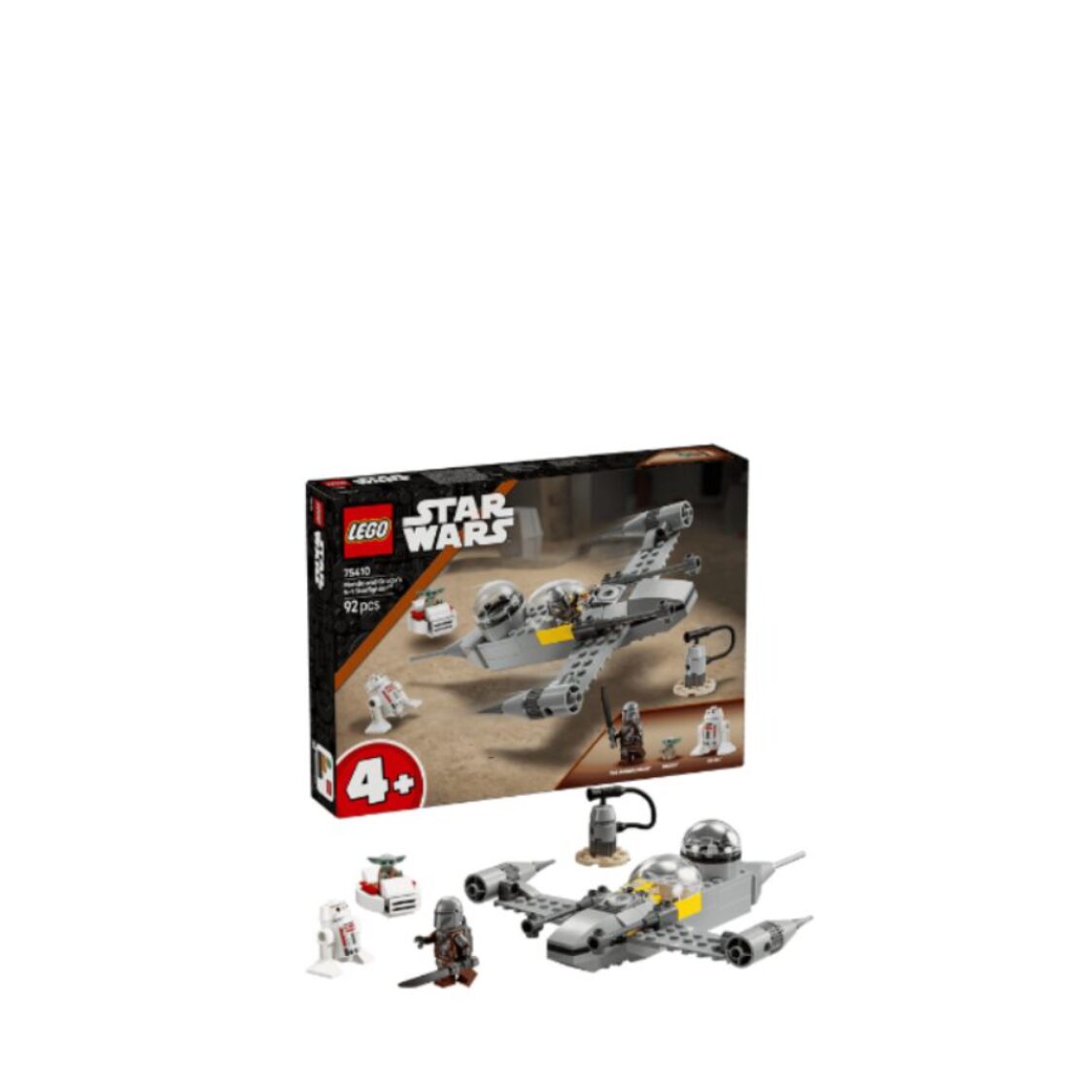 Lego Mando and Grogu's N-1 Starfighter™ 75410