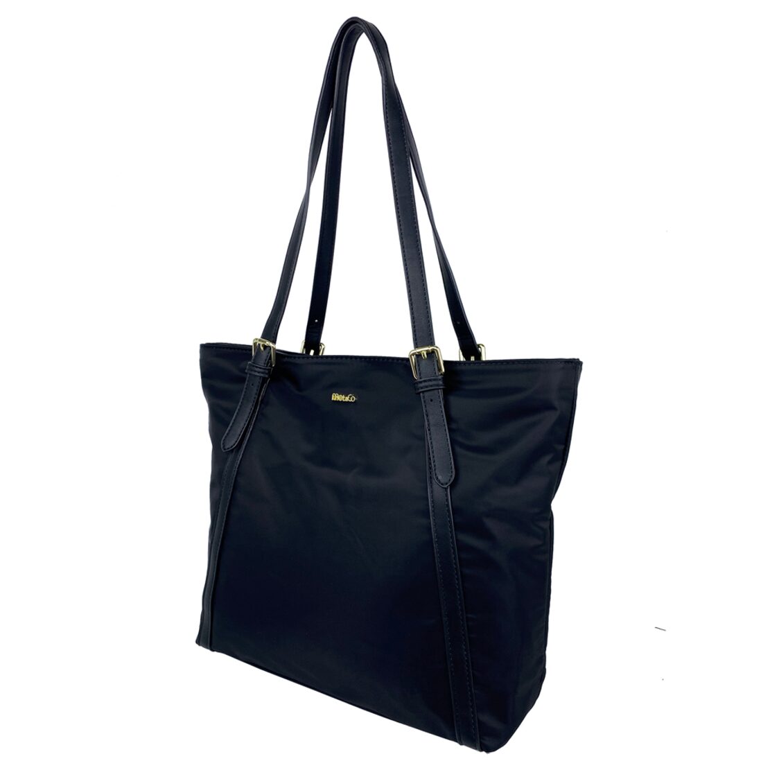 Mel&Co Nylon Double Handle Tote Bag