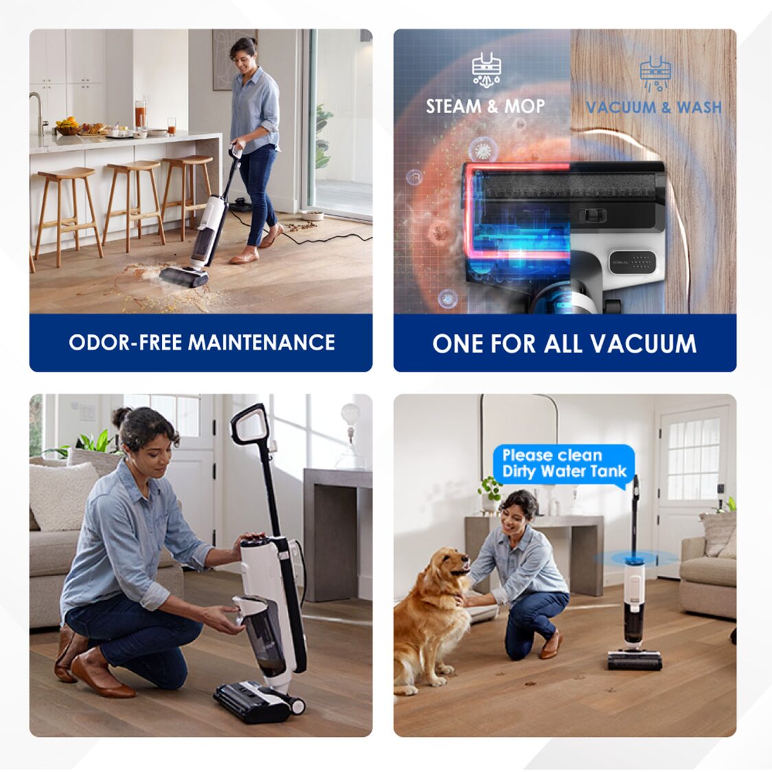 Tineco S5 Steam Smart Cordless Vacuum & Washer - Black