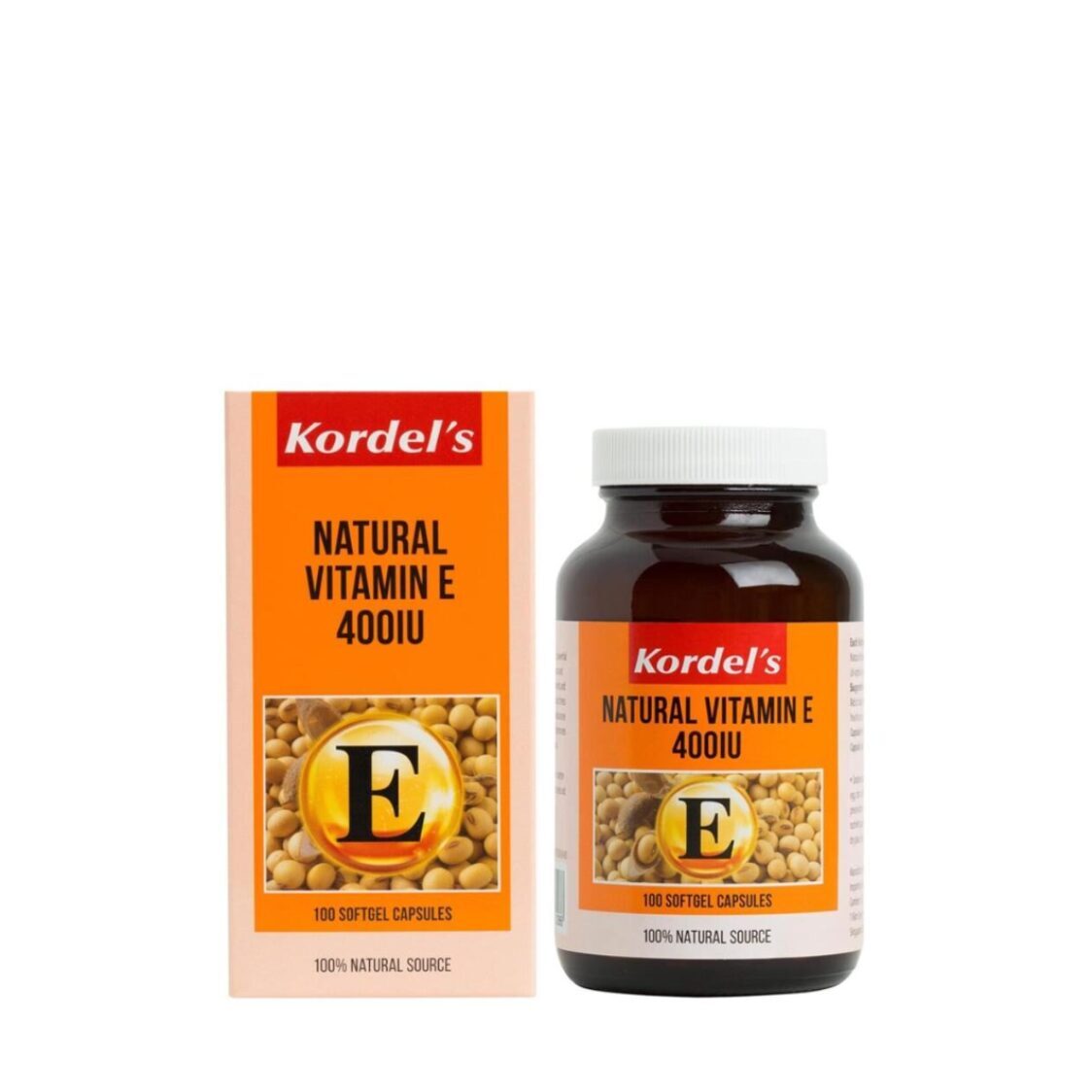 Kordel's Nnatural Vitamin E 400IU 100's