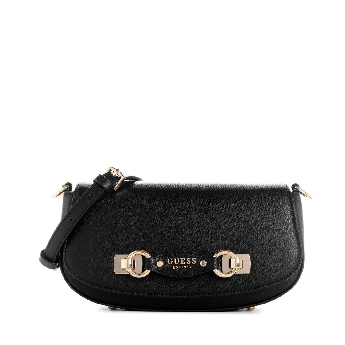 Guess Mimina Flap Crossbody - Black