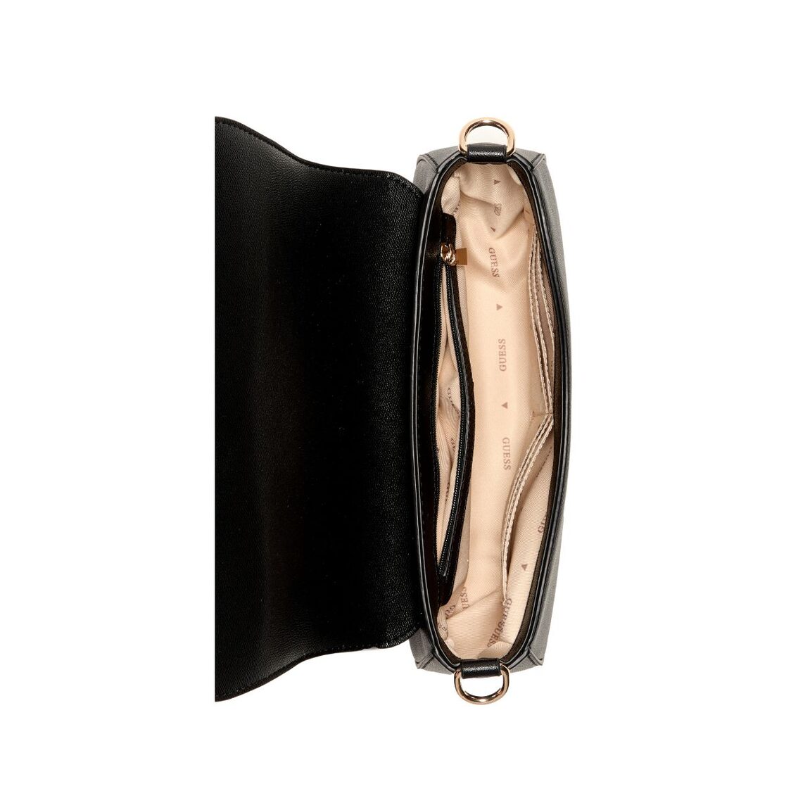 Guess Mimina Flap Crossbody - Black