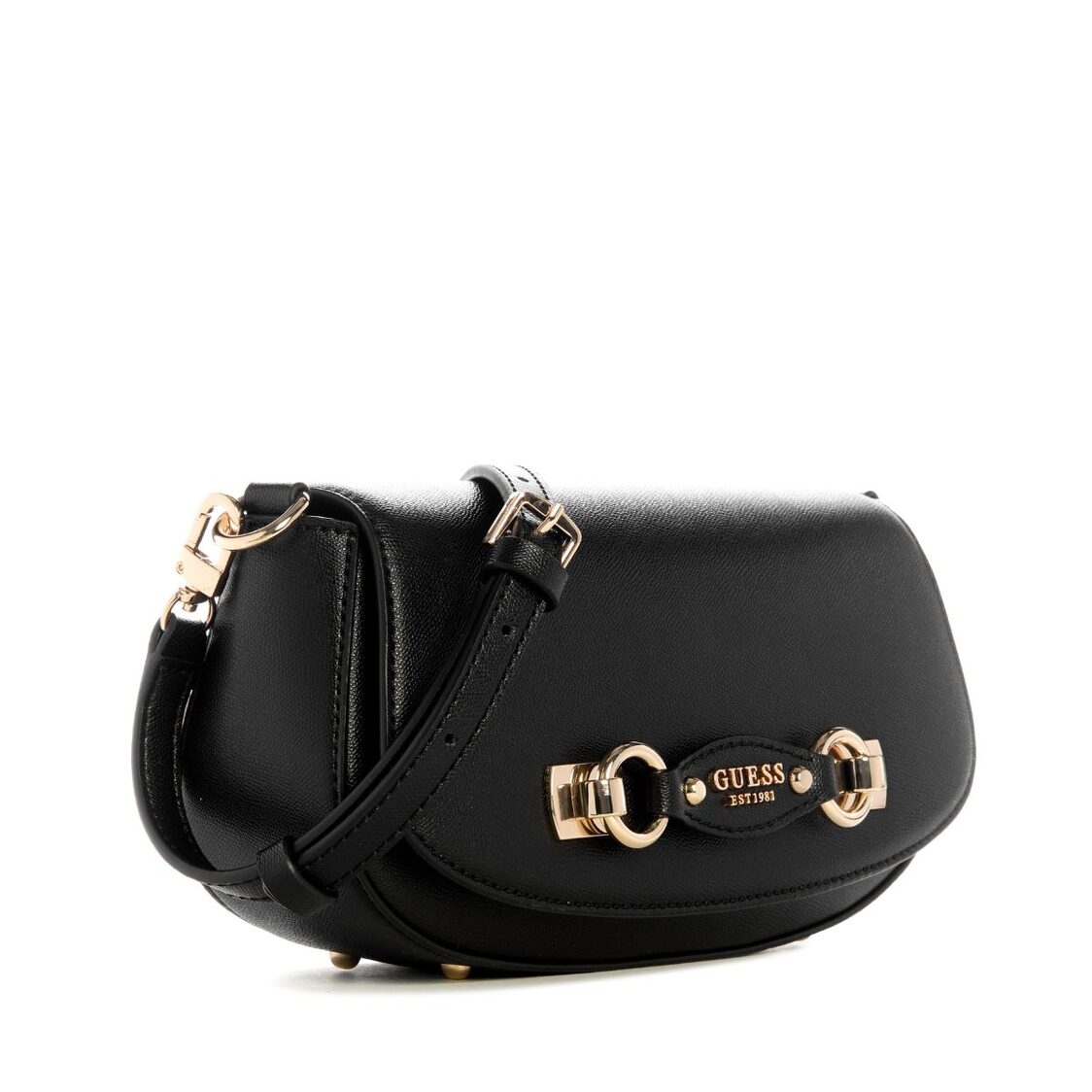Guess Mimina Flap Crossbody - Black