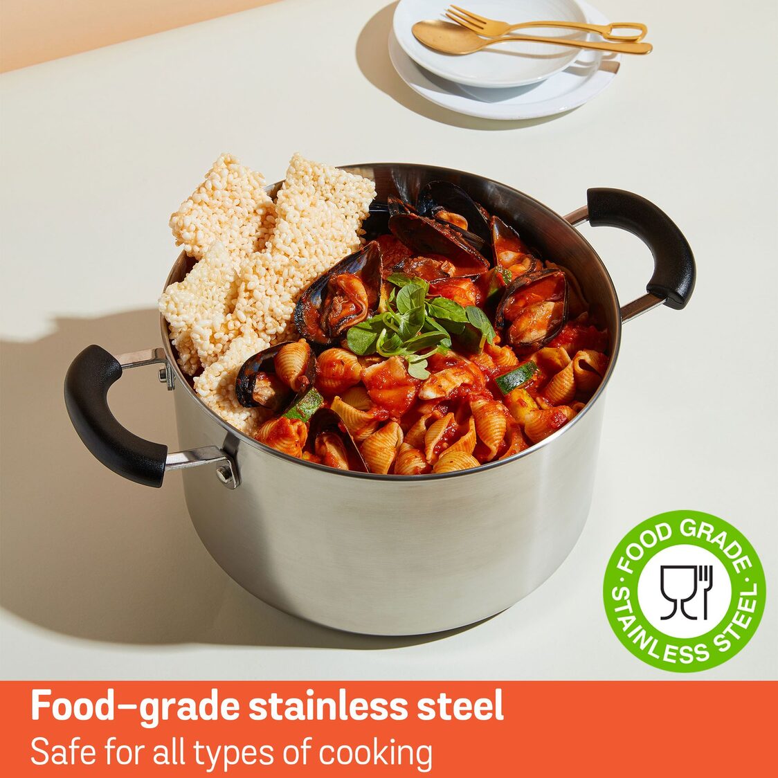 Meyer Centennial Stainless Steel Covered Stockpot (Induction)