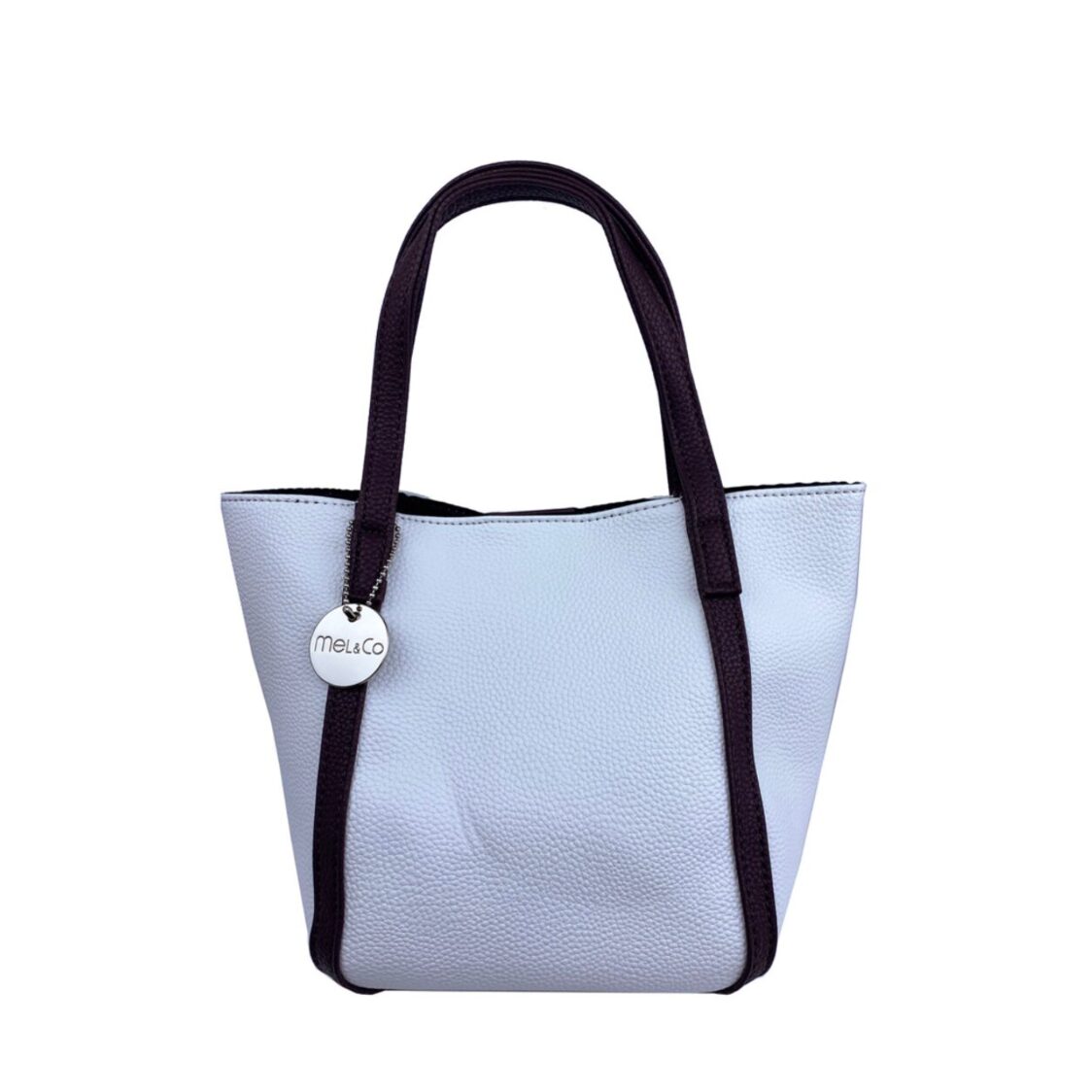 Mel&Co Small Hand Carry Round Bag