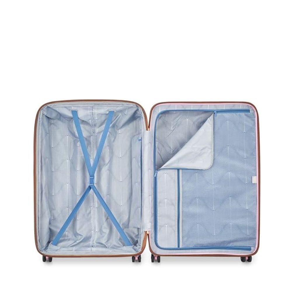 Delsey Paris Freestyle 4 Double Wheels Expandable Trolley Luggage Case - Peony (TSA & ZST)