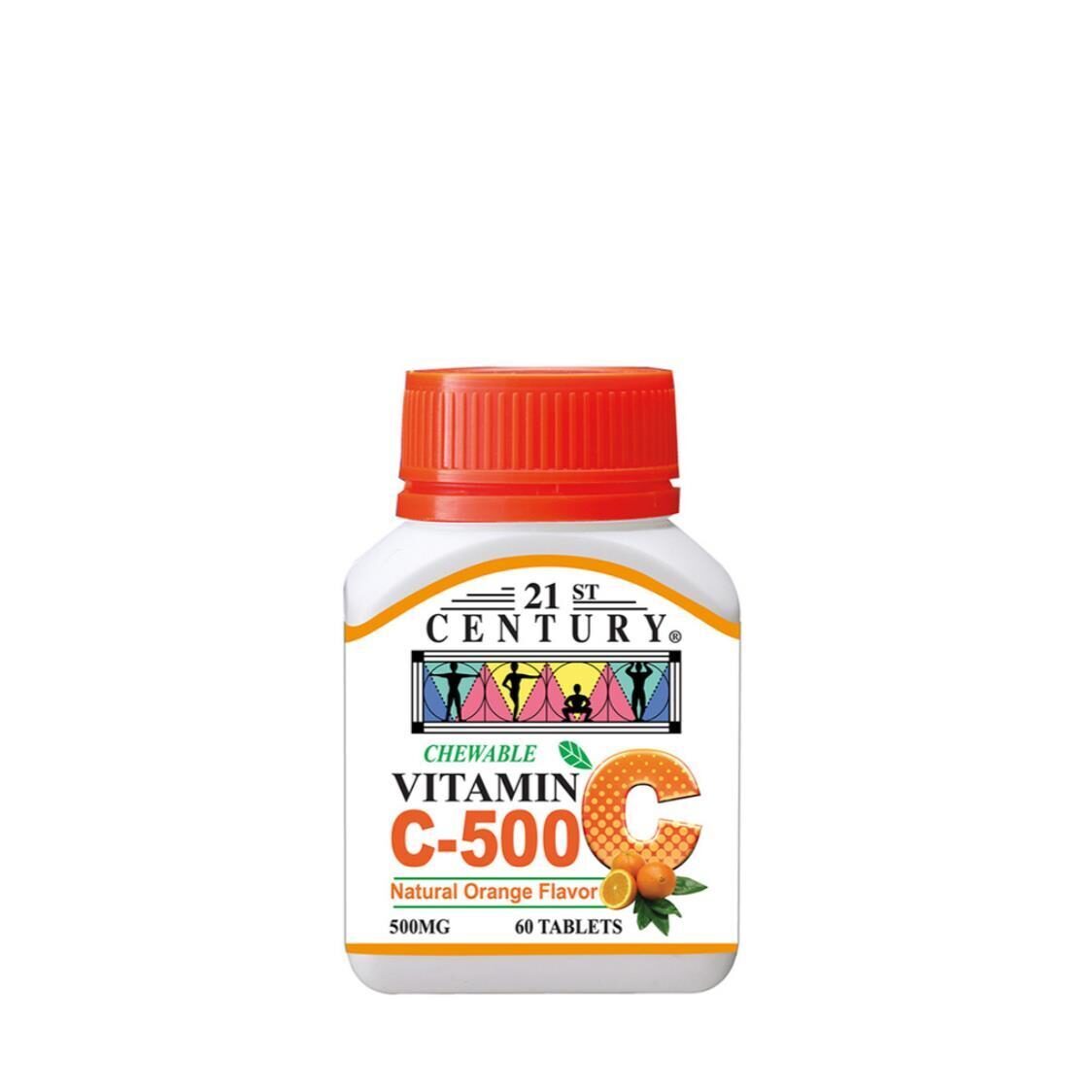 21st Century C500mg Orange Chewable 60s - Metro Singapore Departmental Store - Celebrating 69 Years in SG