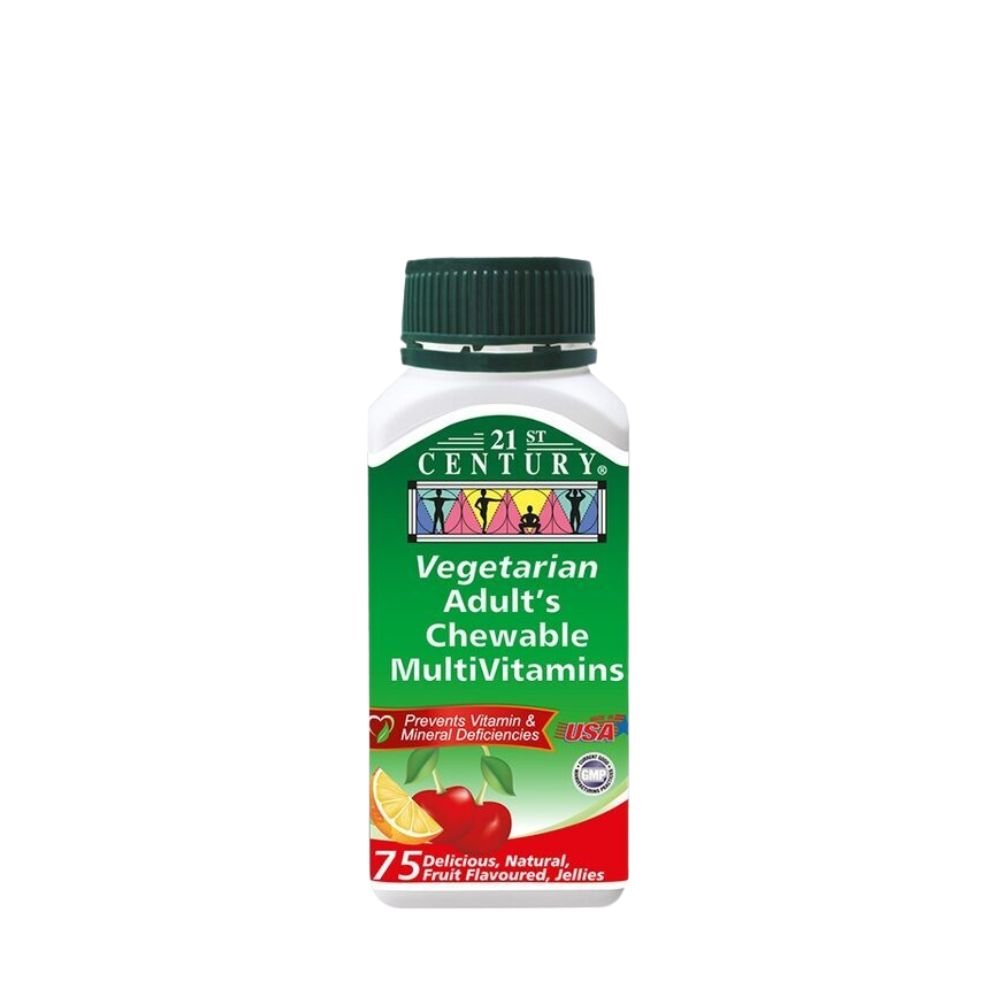 21st Century Vegetarian Adult's Chewable Multivitamins 75s - Metro Singapore Departmental Store - Celebrating 69 Years in SG