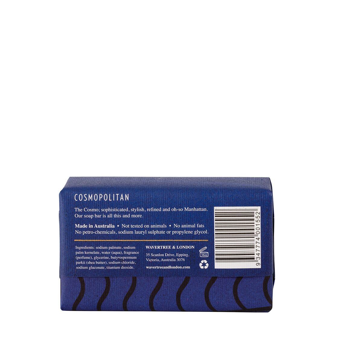 Wavertree & London Cosmopolitan Soap Bar 200g