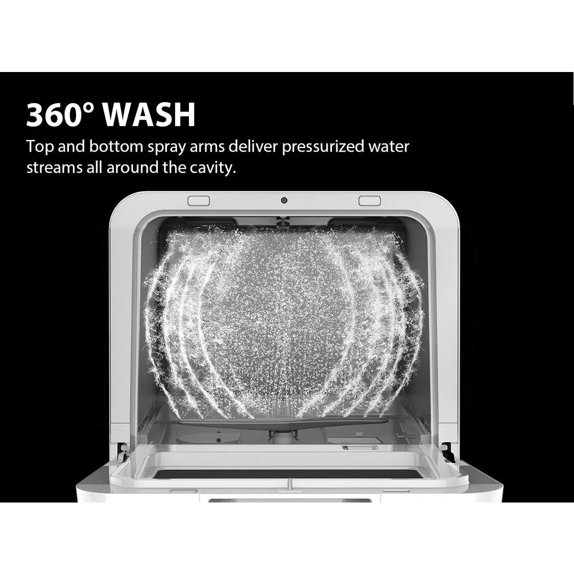 Toshiba 5L Portable Dishwasher (DWS-22ASG K)