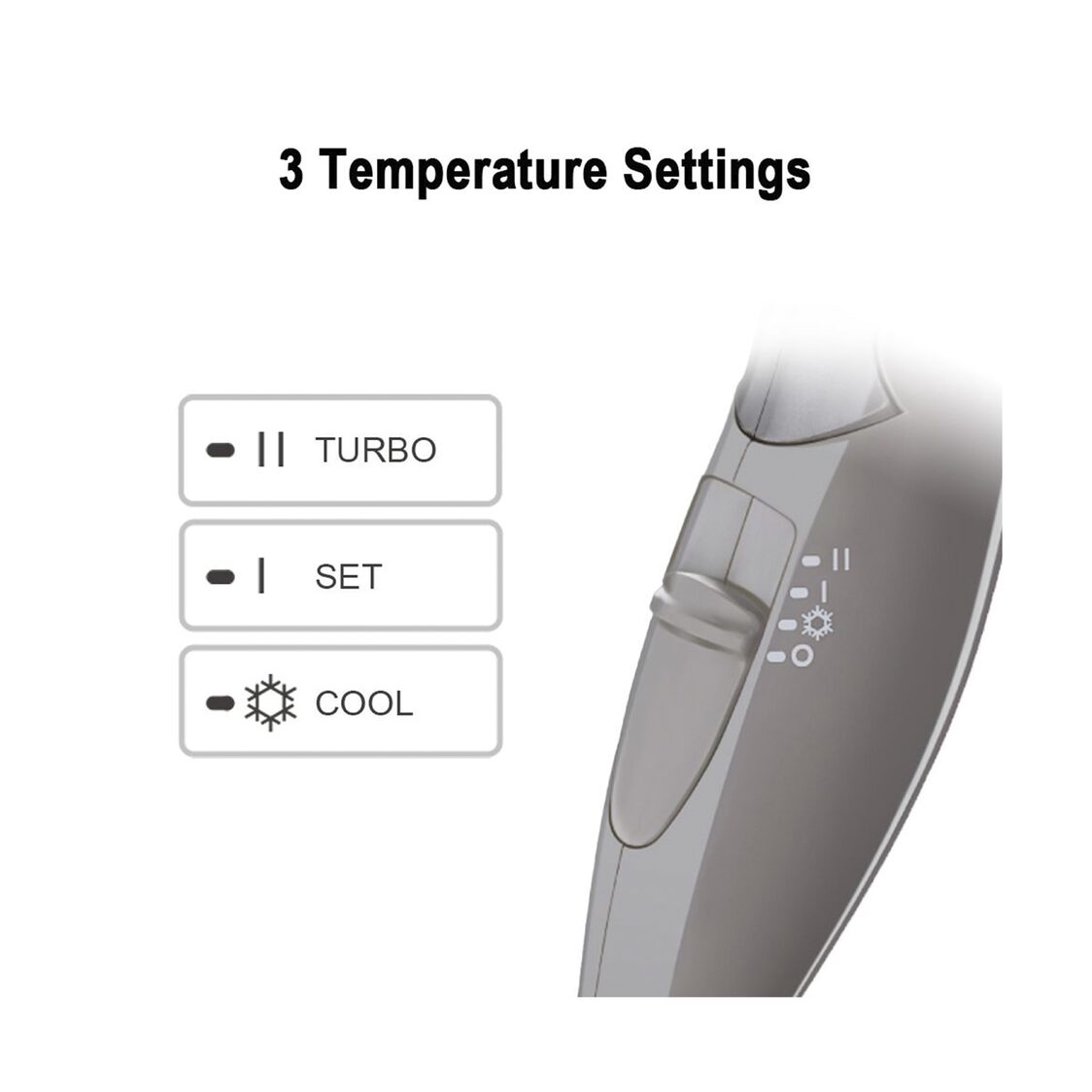 PANASONIC Ionity Hair Dryer 1500W - Silent (EH-NE44-T605)