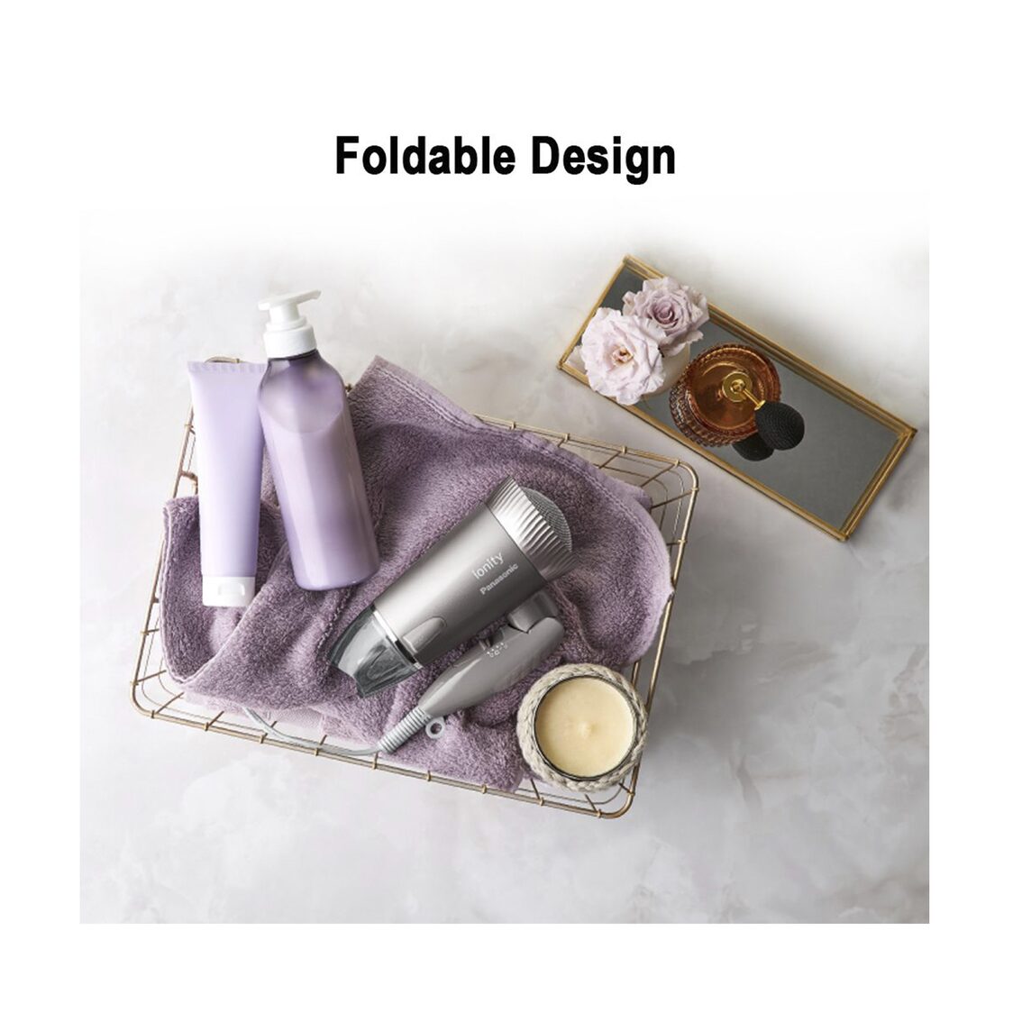 PANASONIC Ionity Hair Dryer 1500W - Silent (EH-NE44-T605)