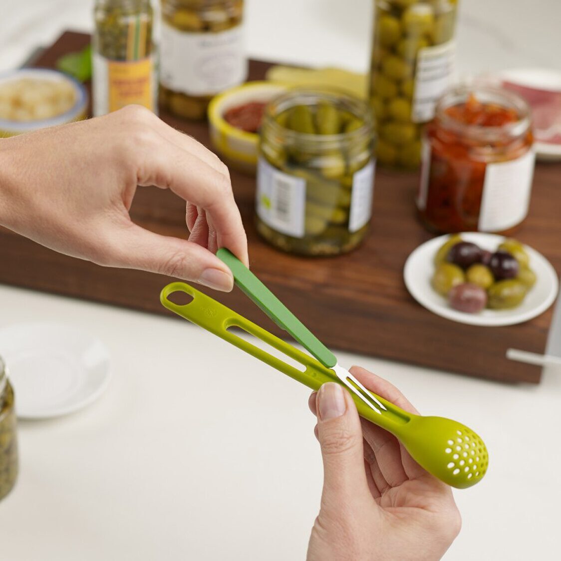 Joseph Joseph Scoop & Pick 2 Pcs Jar Spoon & Fork 10105