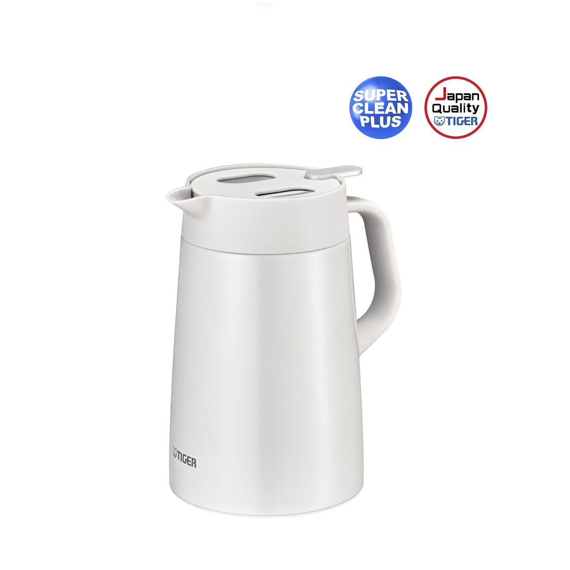 TIGER Double Stainless Steel Handy Jug 1.2L - White (PWO-A120 W)