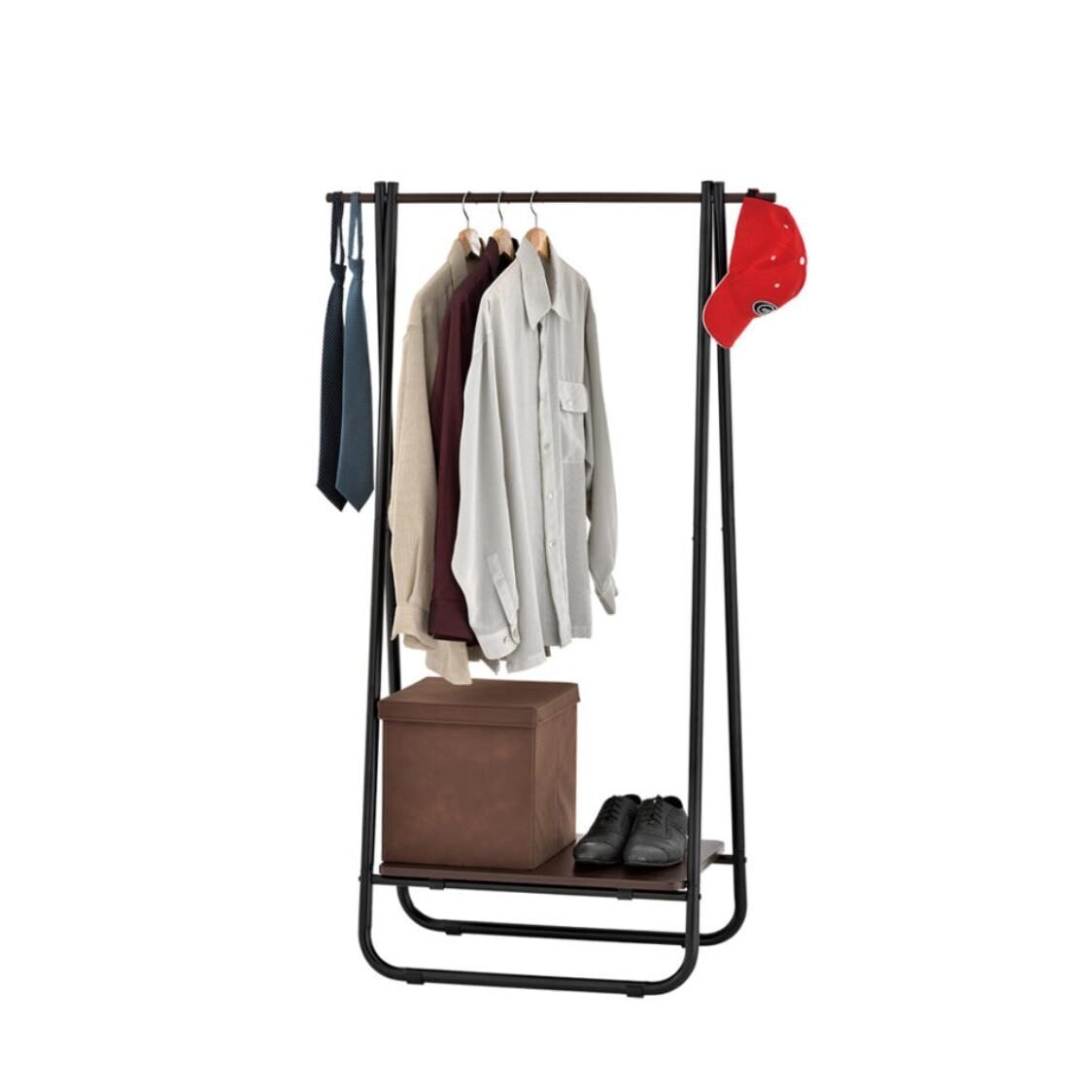 Rene Clothes Storage Rack Swing Color - Black E70461