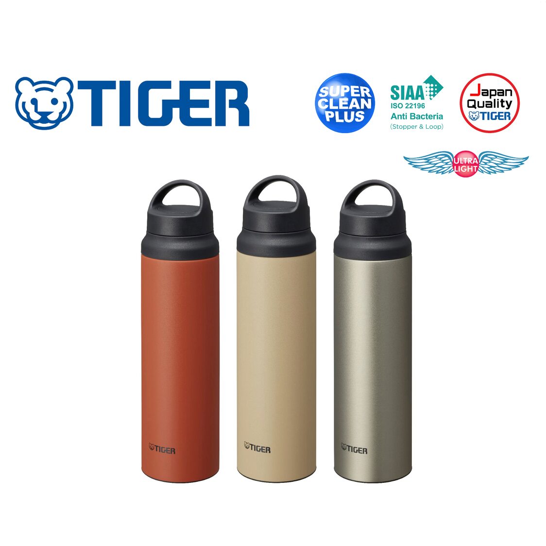 TIGER Anti-Bacterial Double Stainless Steel Bottle 800ml - Titanium Ore (MCZ-S080 XZ)