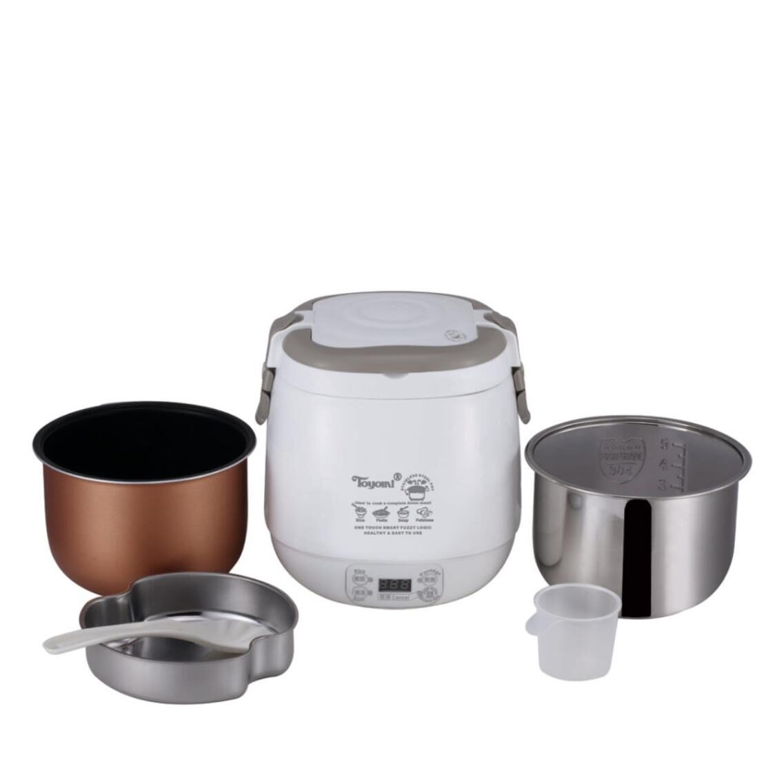 Toyomi Mini Rice Cooker With Duo Pots 0.6L (RC818)