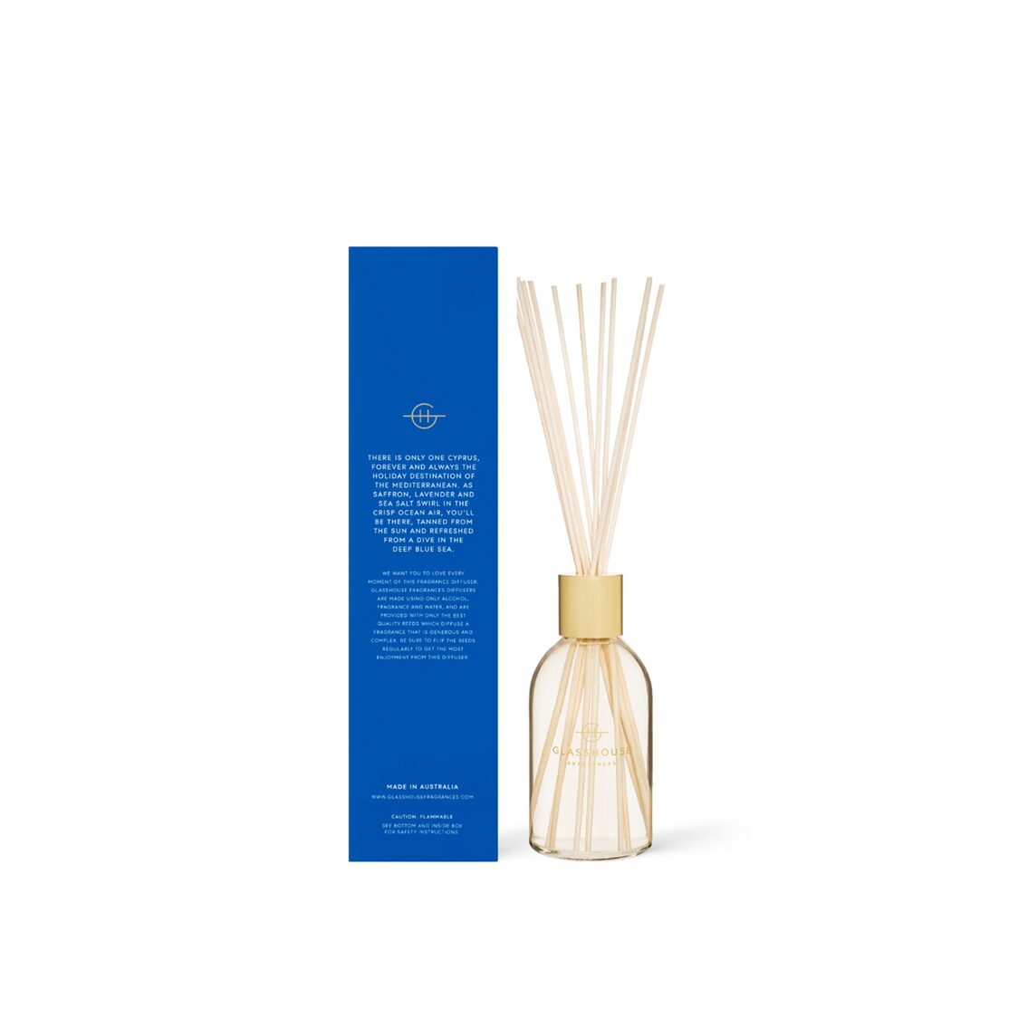 Glasshouse Fragrances Diffuser 250ml - Diving into Cyprus