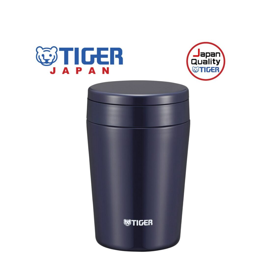 Tiger Double Stainless Steel Thermal Soup Cup 380ml - Navy (MCL-B038 AI)