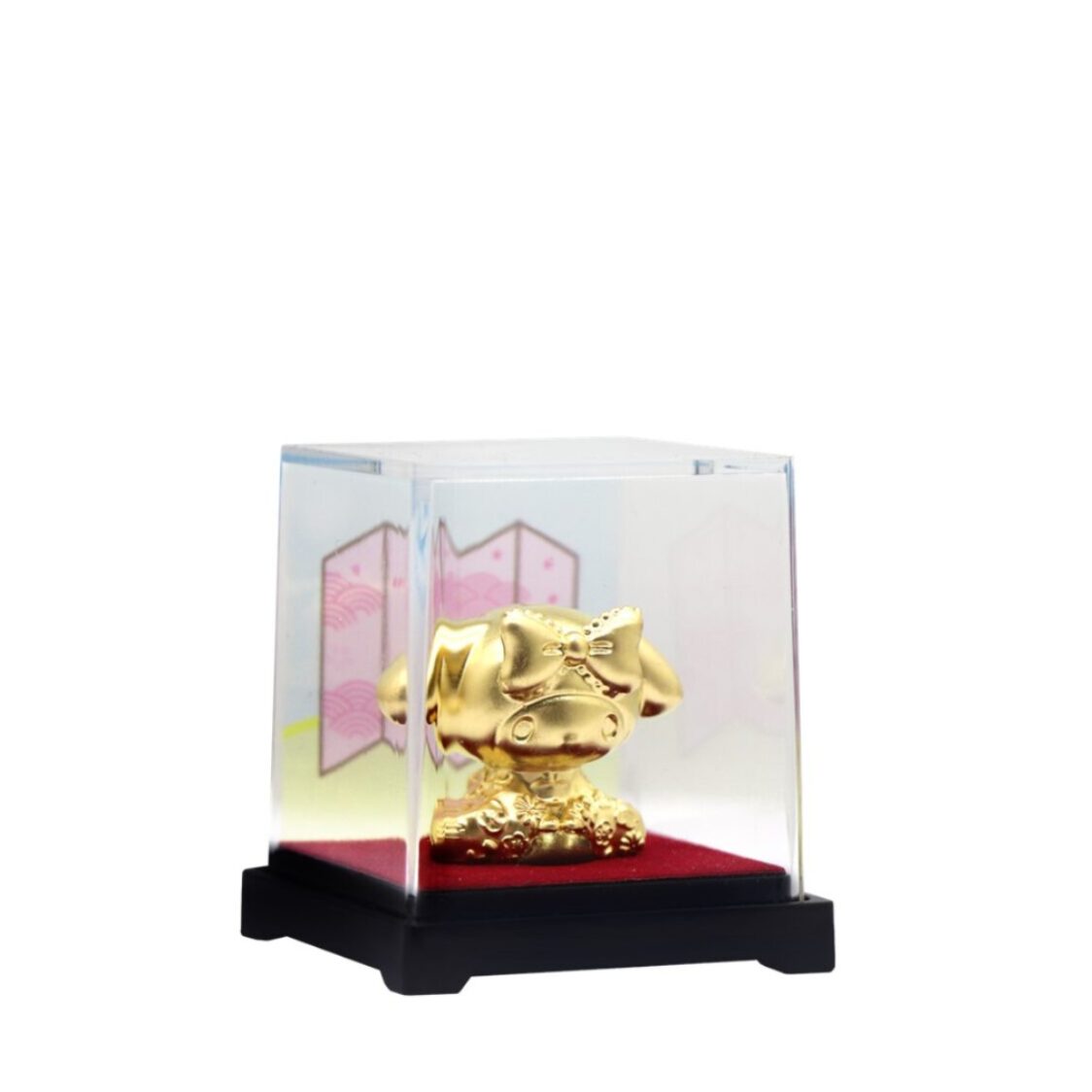 The Singapore Mint Sanrio My Melody Showa Collection 24K Gold Foil Mini Figure