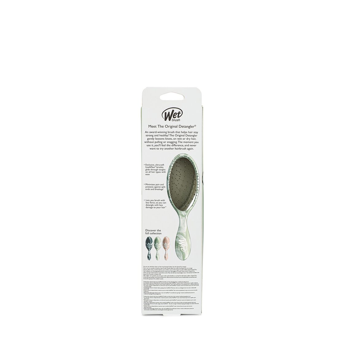 Wet Brush Original Detangler Watercolour Green Wave
