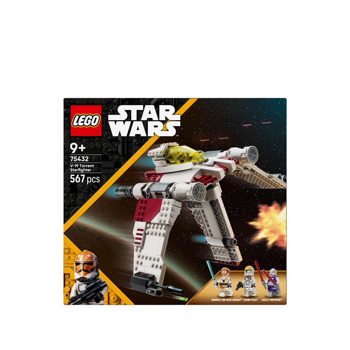 Lego V-19 Torrent Starfighter 75432