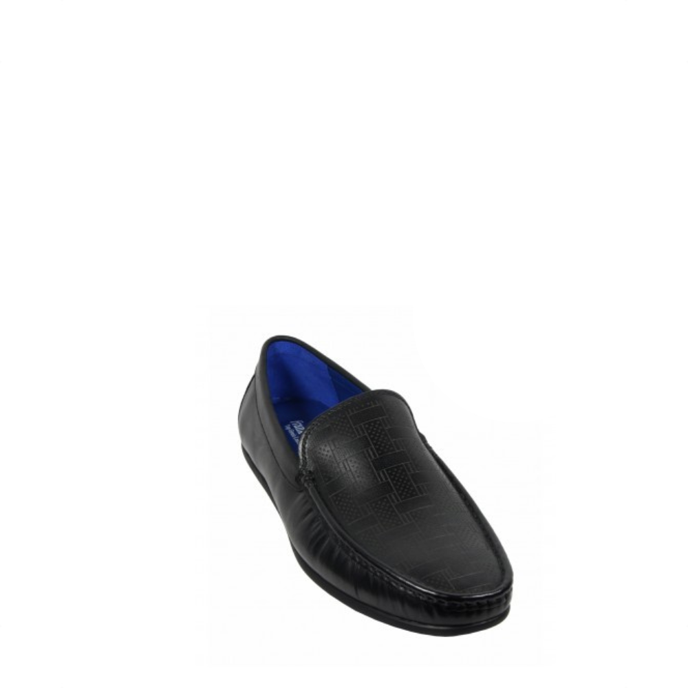 Frank Williams Men Shoes Slip-on Black M012