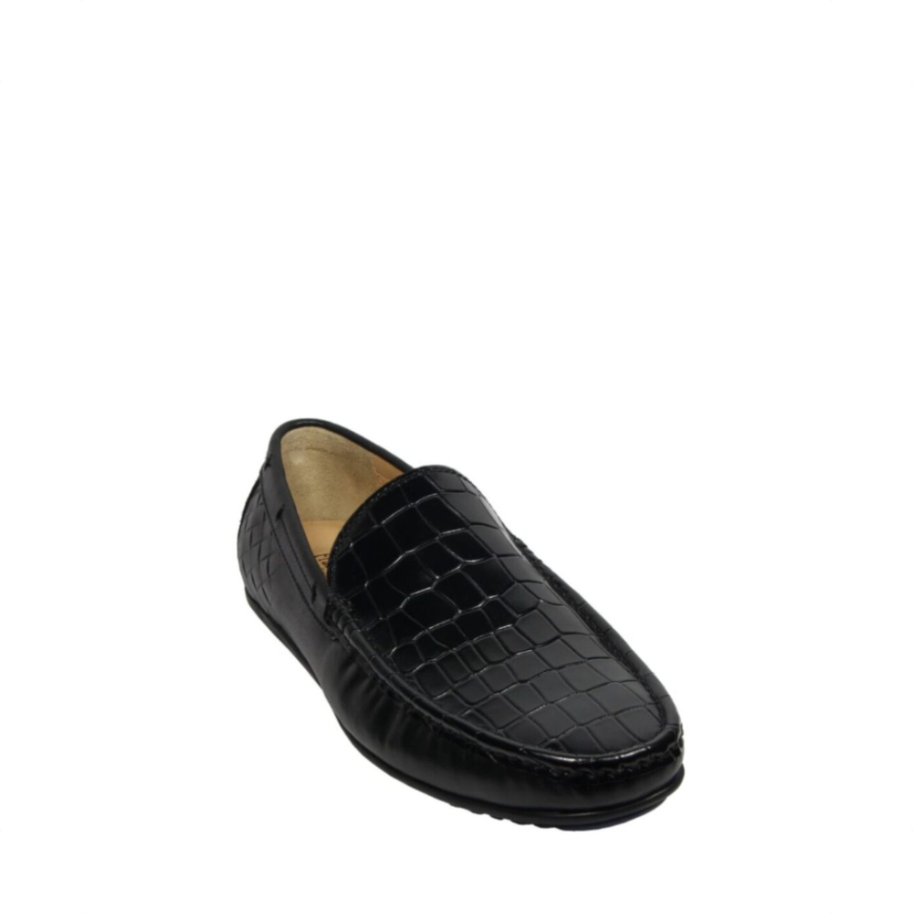 Frank Williams Men Shoes Slip-on Black M010