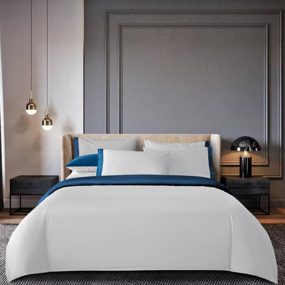 Penthouse Living Cassio Bedset Silver Blue