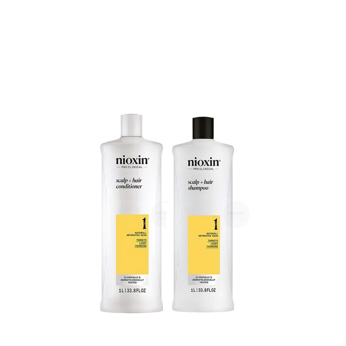Nioxin System 1 Shampoo and Conditioner Bundle 1000ml